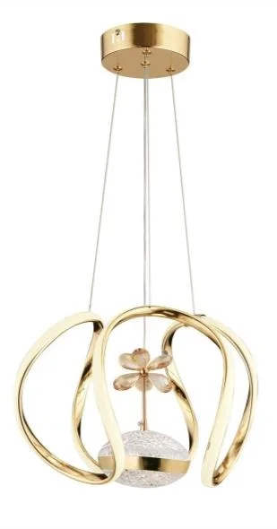 Lina Gold Bilgie Kasalı 3 Renk Ledli Modern Led Avize