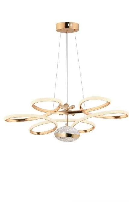 Lina Gold Papatya Kasalı 3 Renk Ledli Modern Led Avize