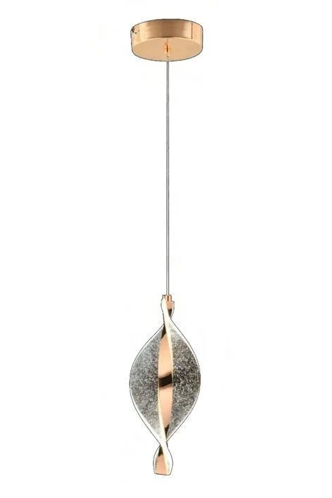Mars Tekli Gold Ledli Modern Lüx Avize