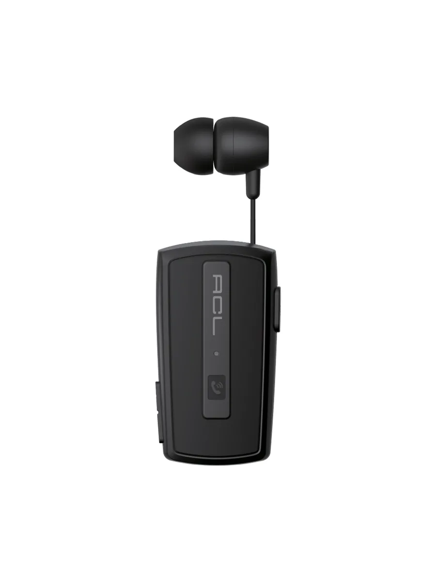 ACL ACB-72 Geri Çekilebilir Makaralı ve Klipsli Bluetooth 5.4 Kablosuz Kulaklık – Titreşimli Uyarı ve 18 Saat Pil Ömrü - Görsel 3