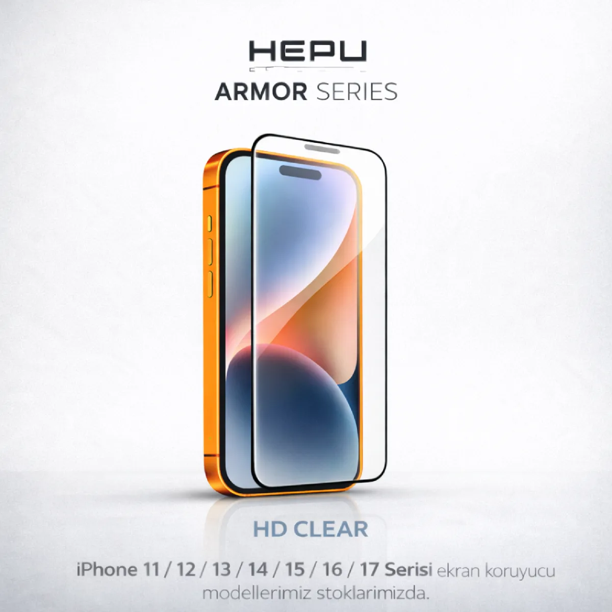HEPU ARMOR Series Clear HD Cam Ekran Koruyucu – iPhone 16 Pro Max Uyumlu - Görsel 2