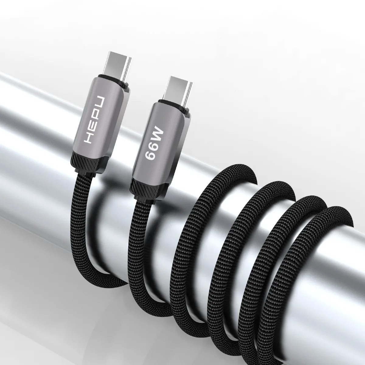 HEPU HP-501 Type-C to Type-C Kablo – 66W Turbo Hızlı Şarj, 1 Metre