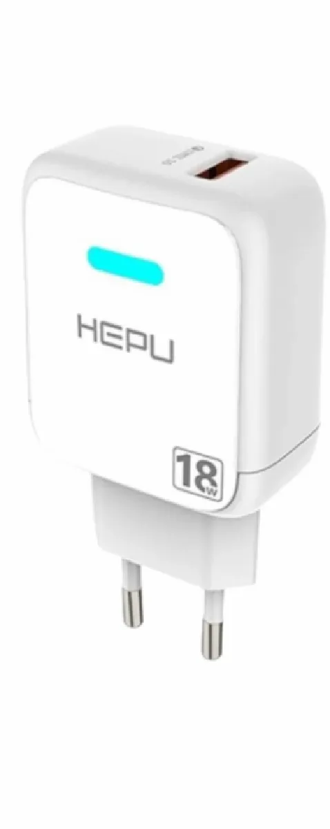 HEPU HP-618 18W 3A Hızlı Şarj Adaptörü – iOS Lightning Kablo Dahil (Qualcomm Quick Charge Destekli)