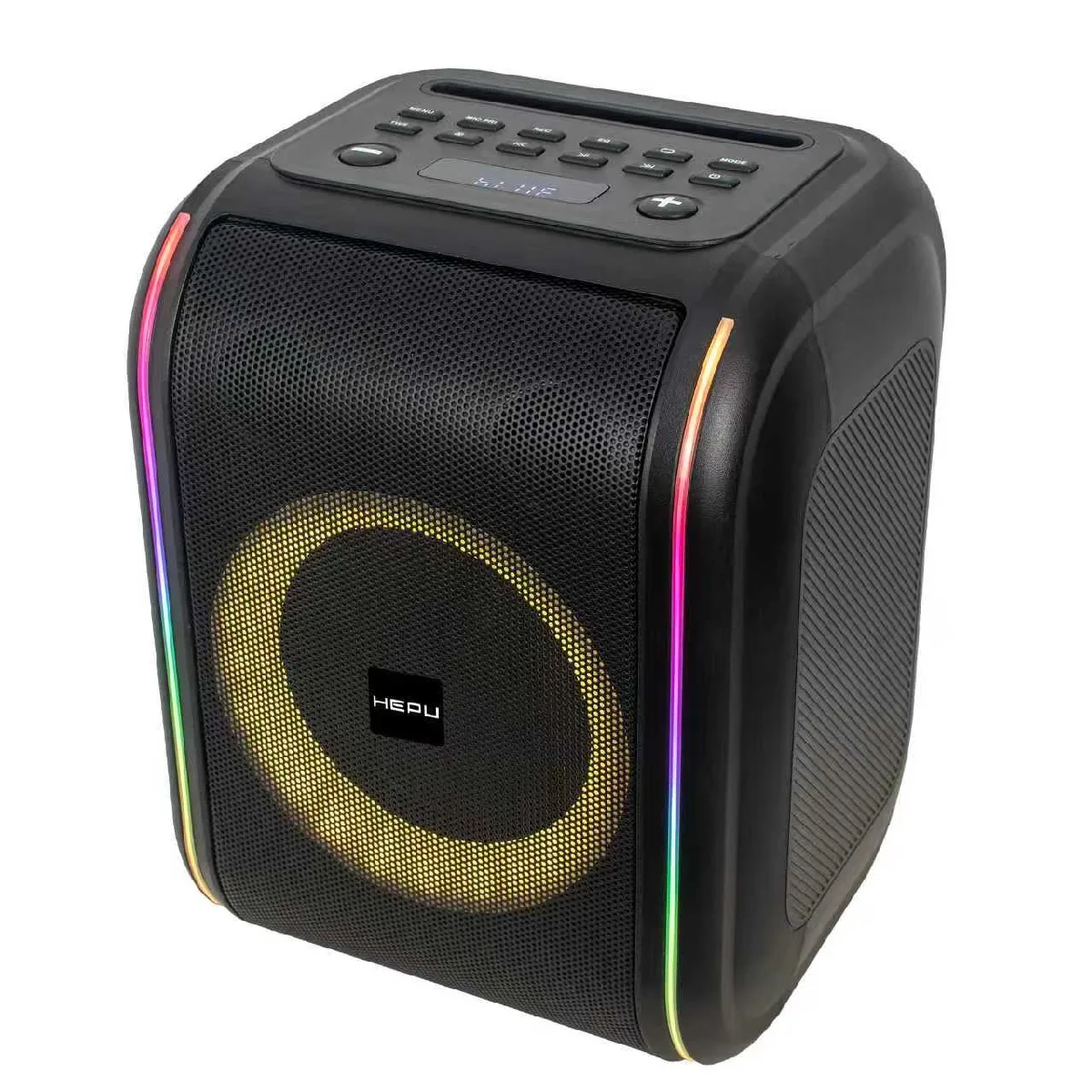 HEPU HP-988 Titan Series Taşınabilir Bluetooth Hoparlör – 8” Hoparlör, RMS 30W, Extra Bass, TWS Destekli - Görsel 2