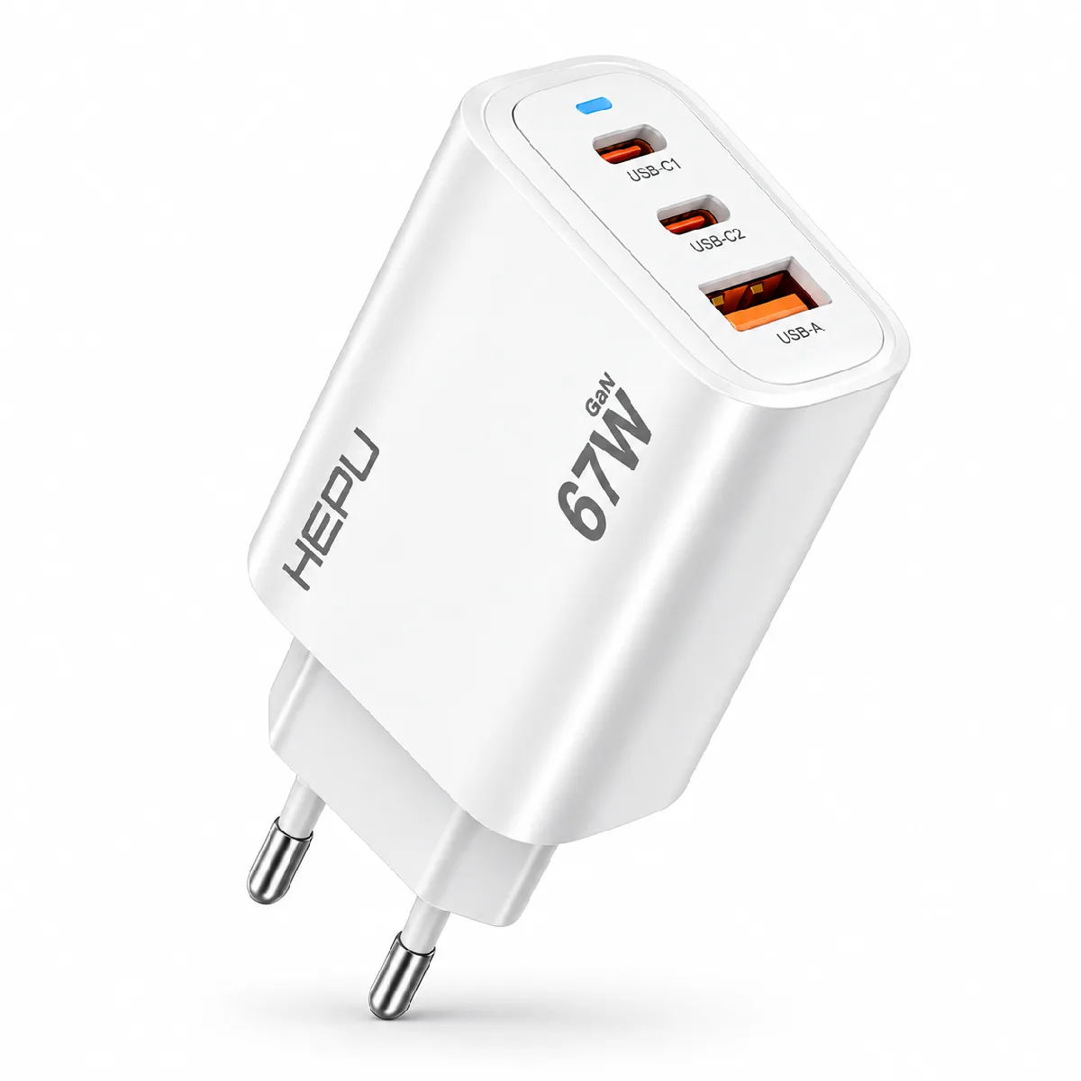 HEPU HP-AC07 67W GaN PD Şarj Adaptörü – Hızlı Şarj
