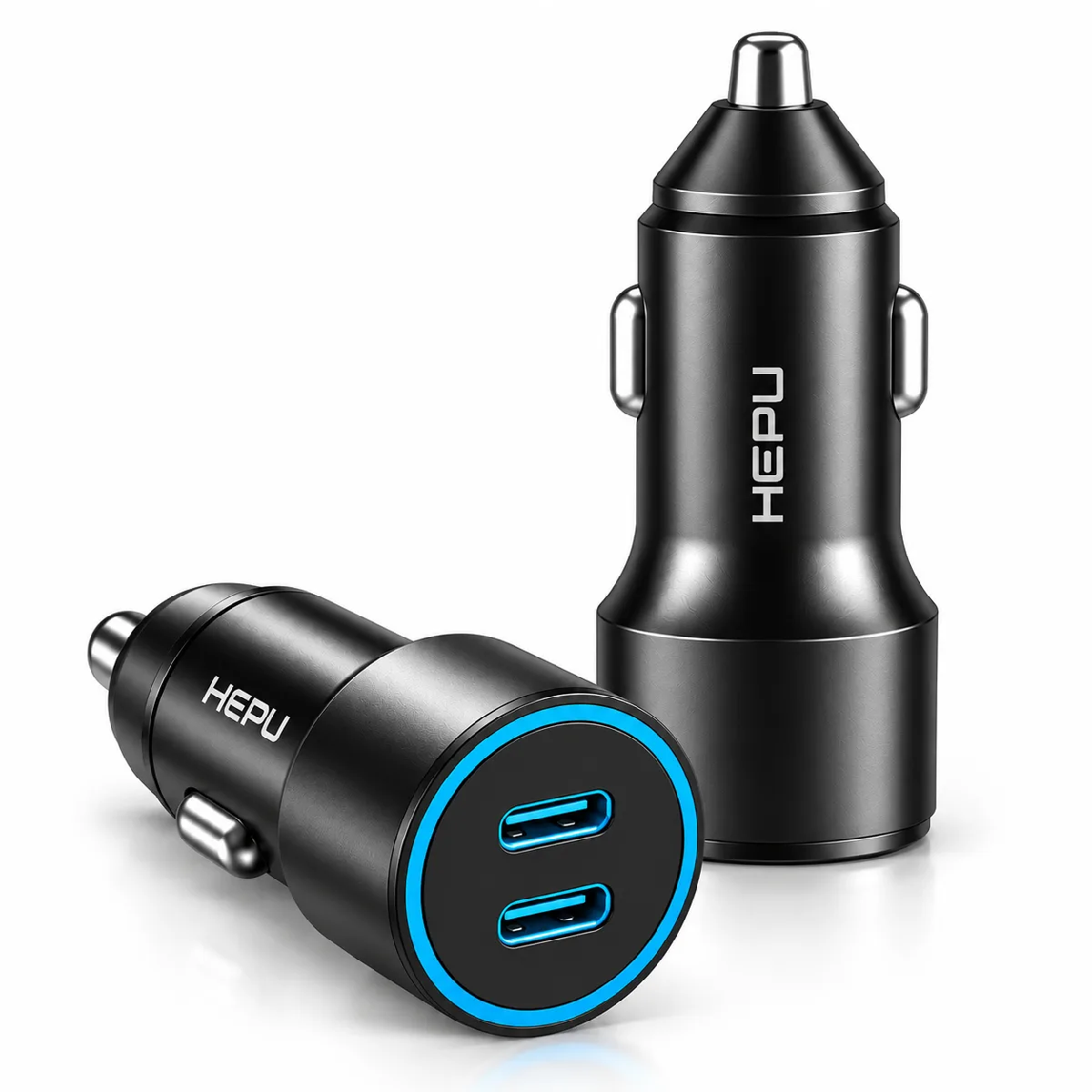 HEPU HP-AD03 60W Araç Şarj Cihazı – 2 Port, Hızlı Şarj - Görsel 2