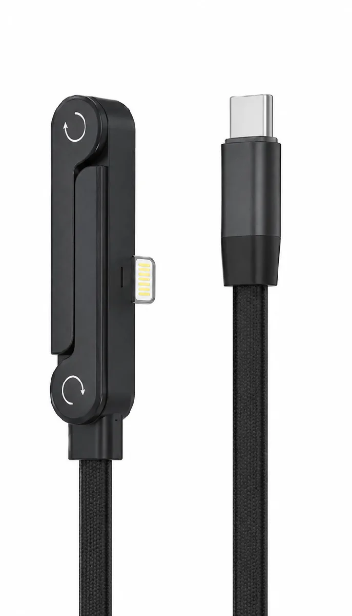 HEPU HP-ALC01 Armor Type-C to Lightning Hızlı Şarj Kablosu – 27W PD, Telefon Standlı Tasarım (1.5 Metre)