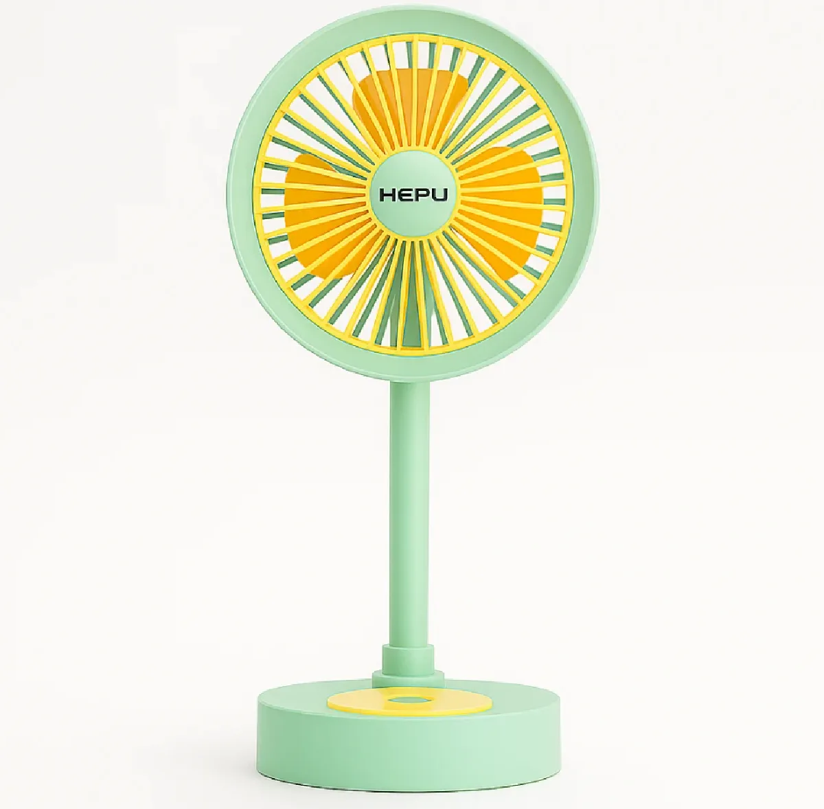 HEPU HP-F26 USB Şarjlı Sessiz Masaüstü Mini Fan