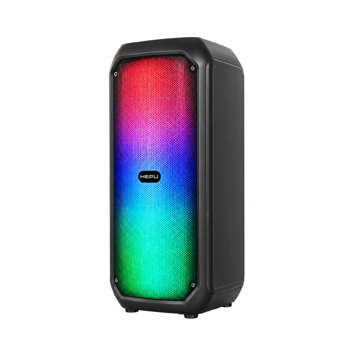 HEPU HP-MS05 10W Kablosuz Partybox Hoparlör – TWS, RGB Işıklı