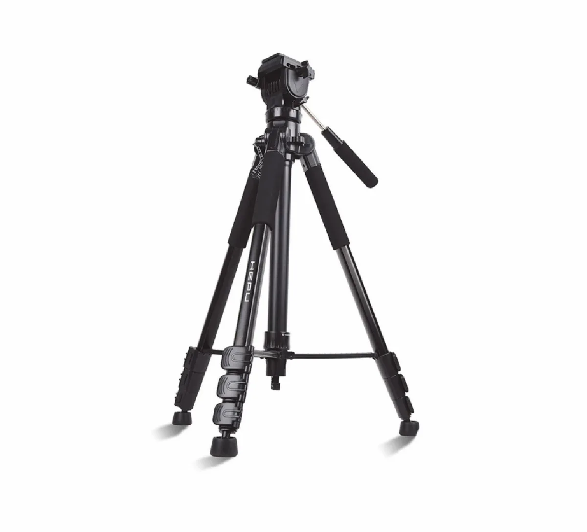 HEPU HP-T05 Profesyonel Tripod – 210 cm | 360° Pan Kafa | Alüminyum Gövde
