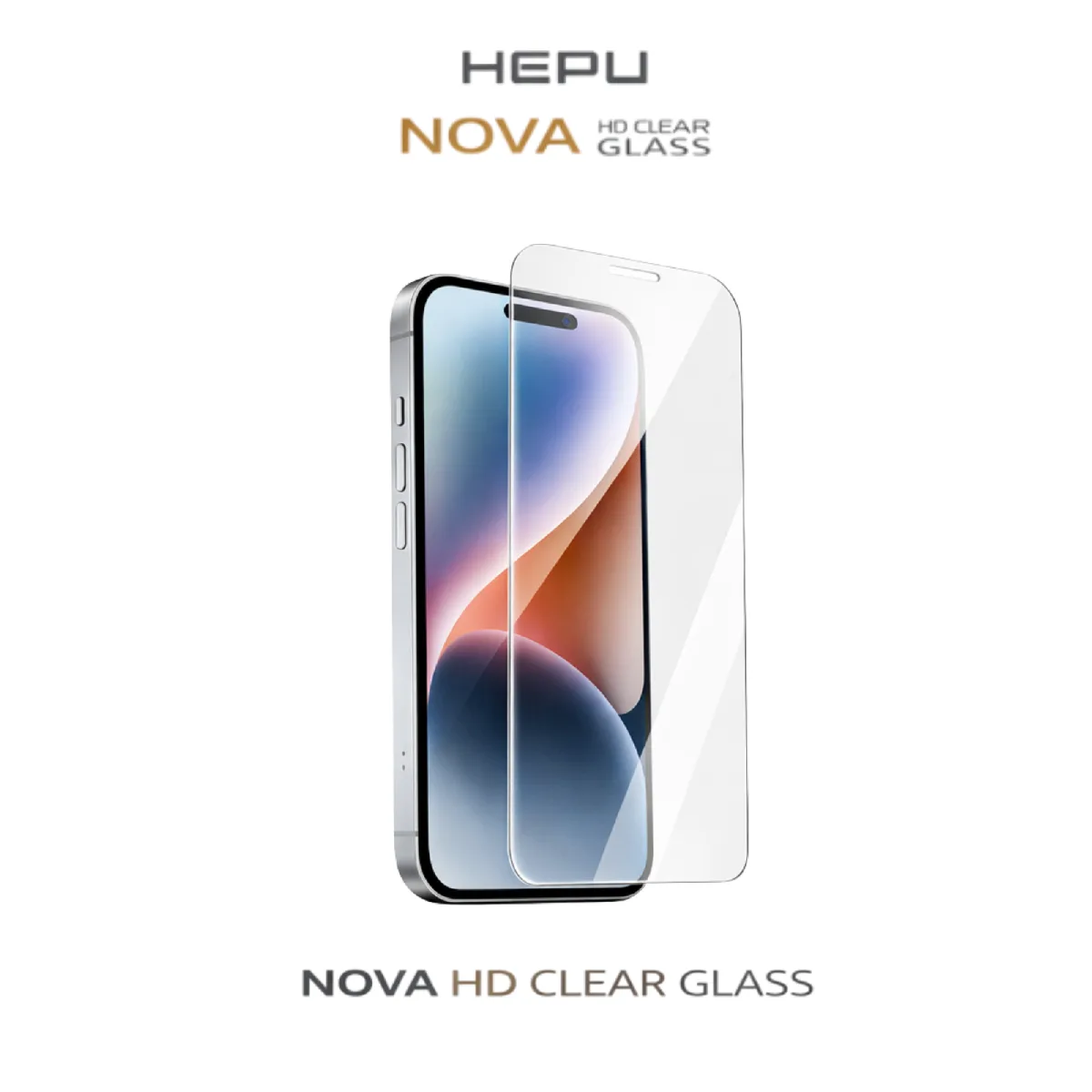 HEPU NOVA HD Clear Temperli Cam Ekran Koruyucu – iPhone 12 / 12 Pro Uyumlu - Görsel 2