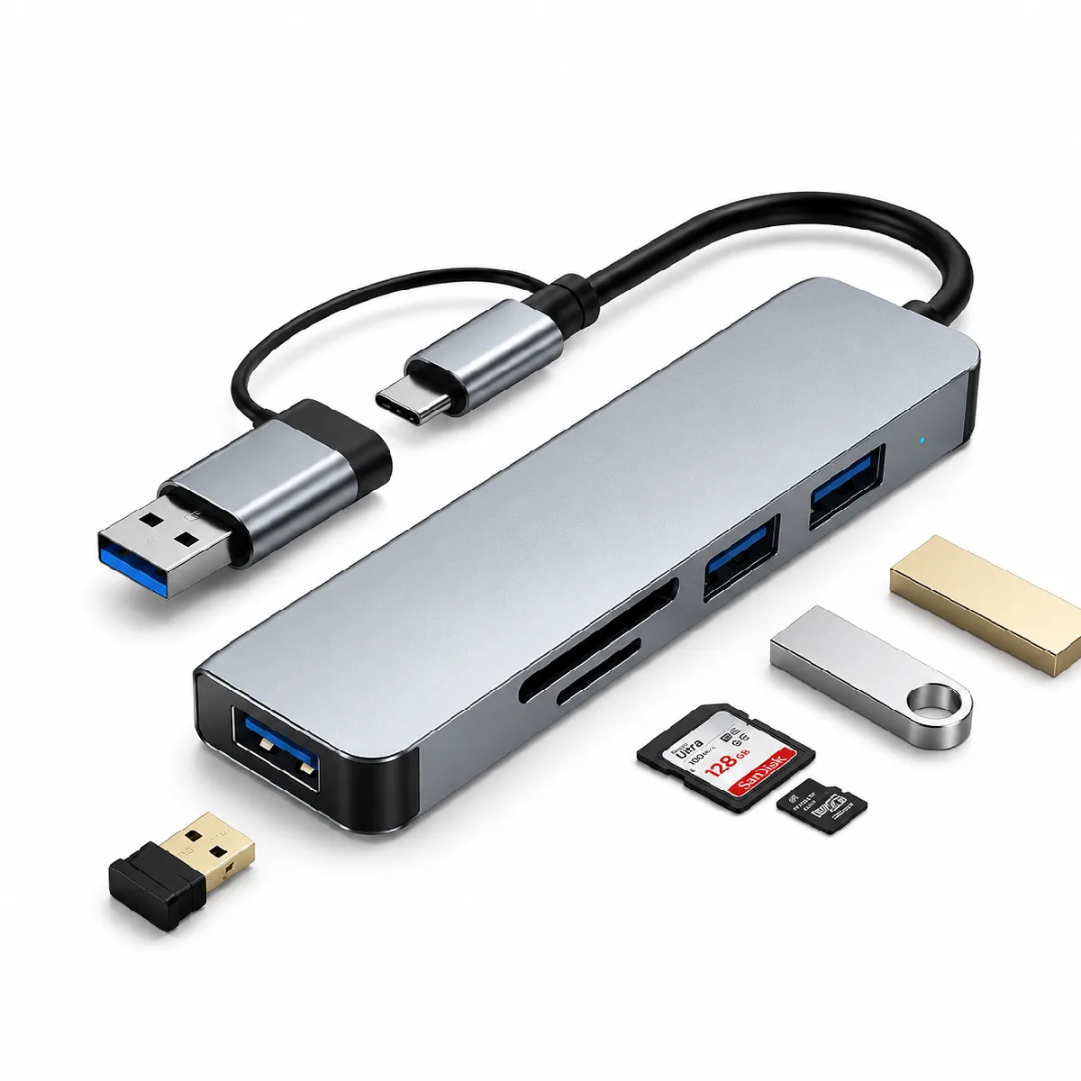 HEPU USB HUB HP B07 1 to 5