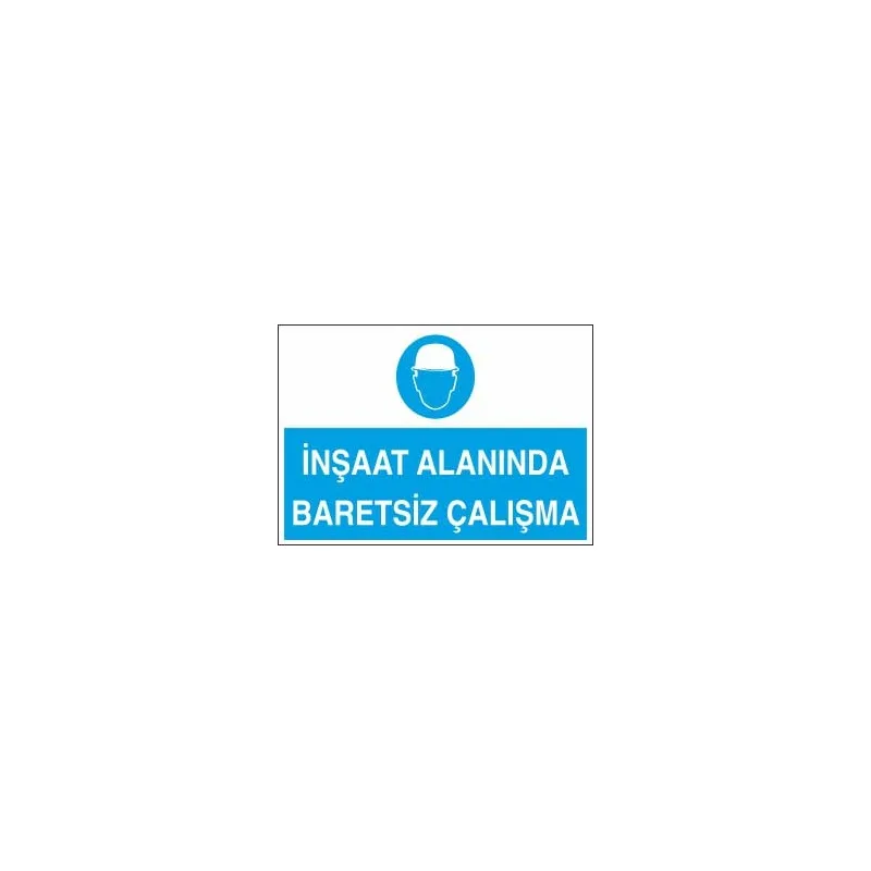 İnşaat Alanında Baretsiz Çalışma