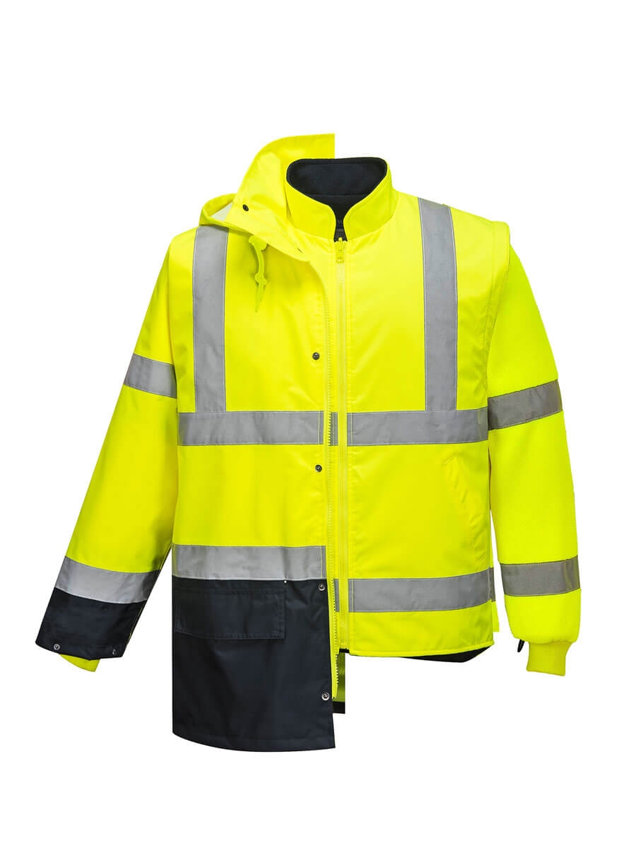 Reflektörlü Parka Çift Renkli - Görsel 3
