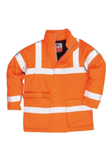 Portwest S778 Bizflame Hivis Yağmurluk Antistatik