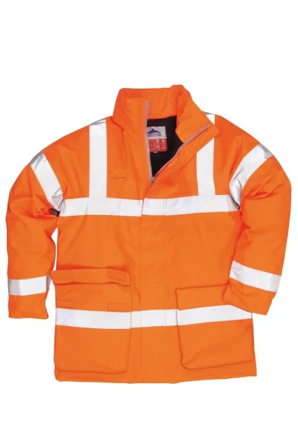 Portwest S778 Bizflame Hivis Yağmurluk Antistatik - Görsel 2
