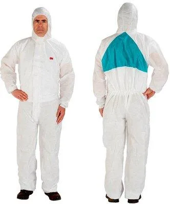 3M 4520 Yeşil Sırt Üçgenli Beyaz Tulum