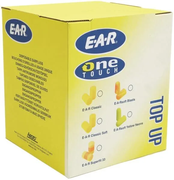3M PD-01-009 Classic Top Up Tek Kullanımlık Kulak Tıkacı Torbası - Görsel 2