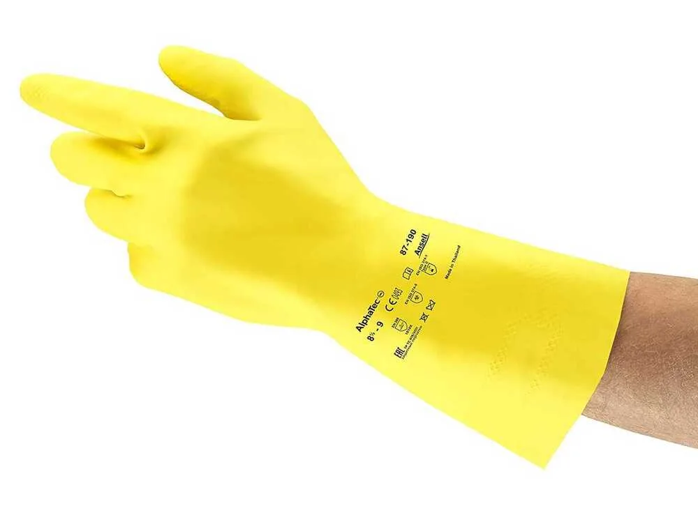 Ansell Alphatec 87-190 Kimyasal ve Sıvı Korumalı İş Eldiveni - Görsel 2