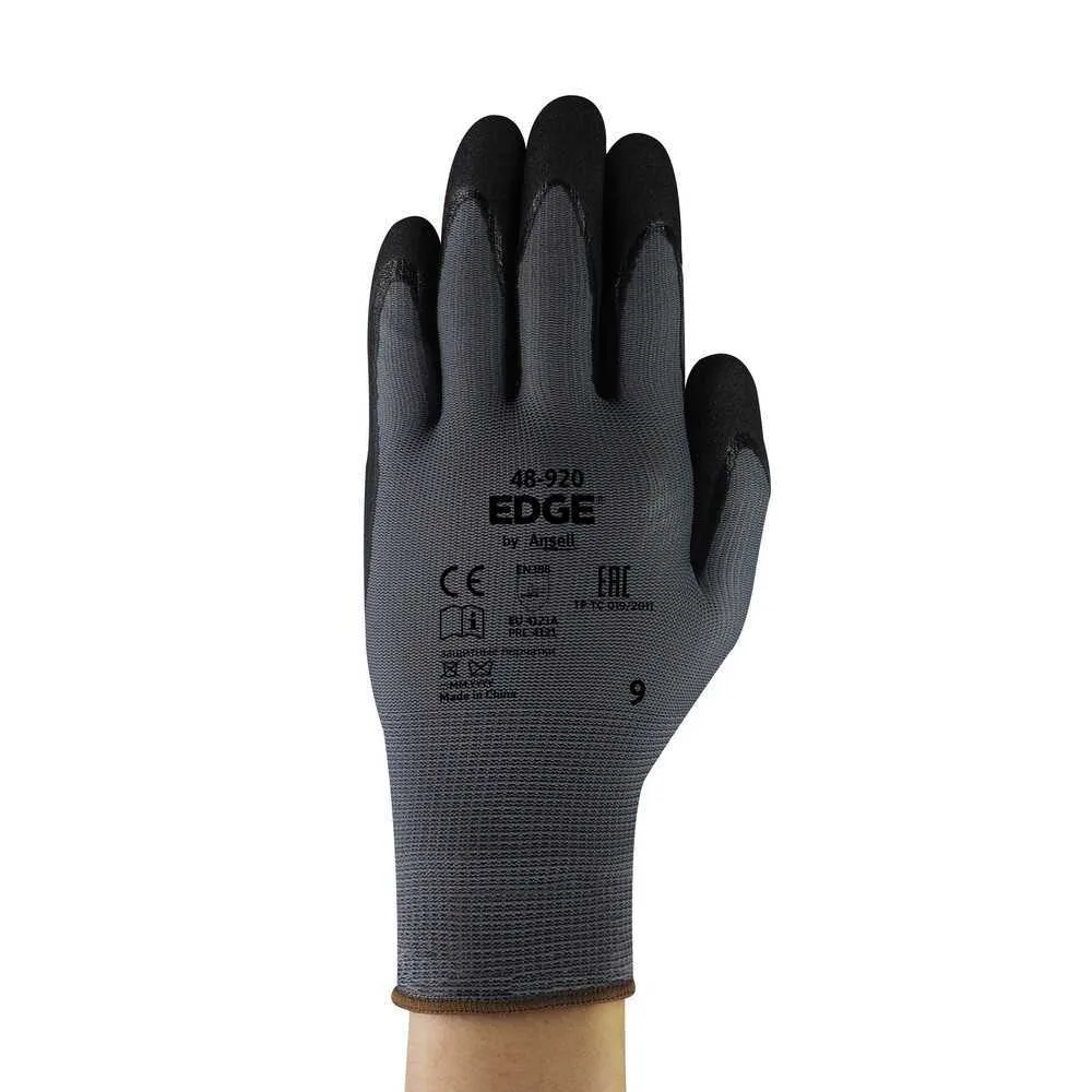 Ansell Edge 48-920 Nitril Kaplı Yağ Tutmayan İş Eldiveni