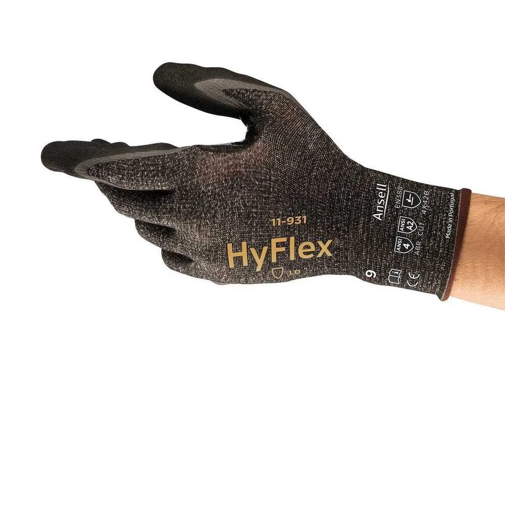 Ansell Hyflex 11-931 Kesilmeye Dayanıklı ve Yağ Tutmaz İş Eldiveni - Görsel 2