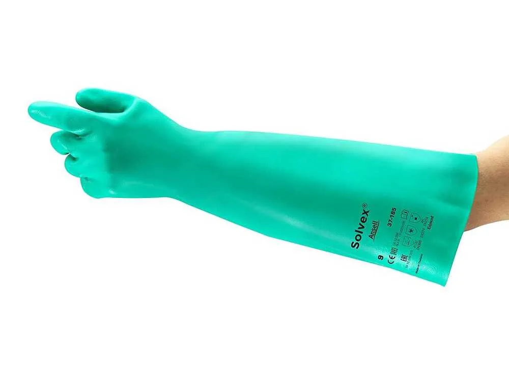 Ansell Solvex 37-185 Kimyasal Dirençli Uzun İş Eldiveni - Görsel 2