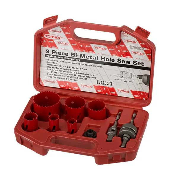 TOMAX Bi-Metal Panç Takımı 9 PC