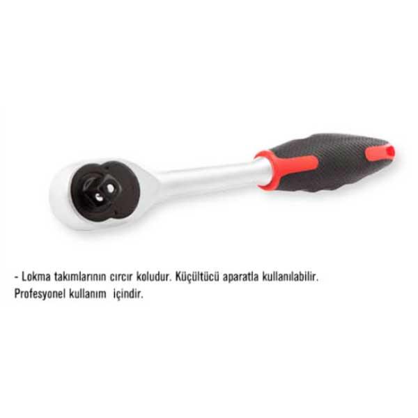 TOMAX Cırcır Lokma Kolu 1/4 45 Diş - Görsel 2