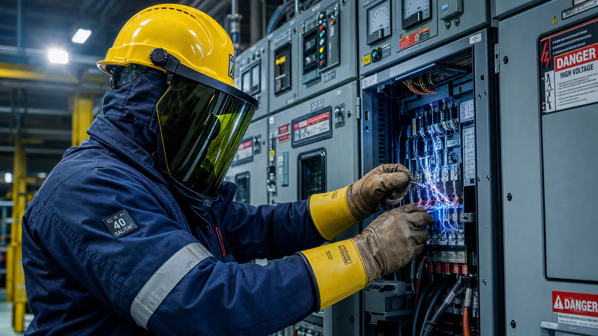 Ark Patlaması Nedir? Elektrik Panolarında Ark Koruyucu Elbise Seçimi