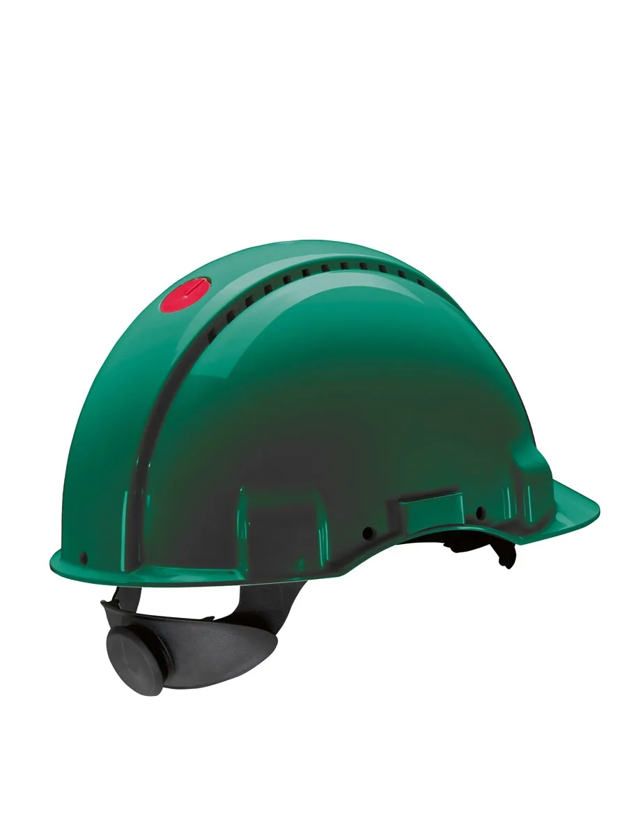3M G3000 Yeşil Baret Havalandırmalı Vidalı UV'li