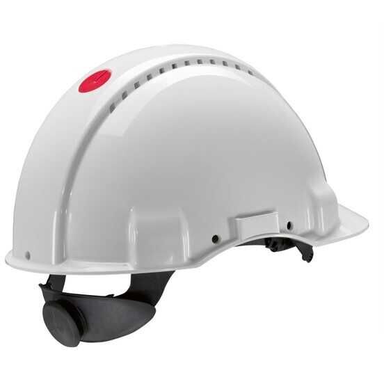 3M G3000 Beyaz Baret Havalandırmalı Vidalı UV'li