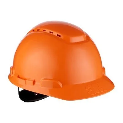 3M H700 Turuncu Baret Havalandırmalı Vidalı