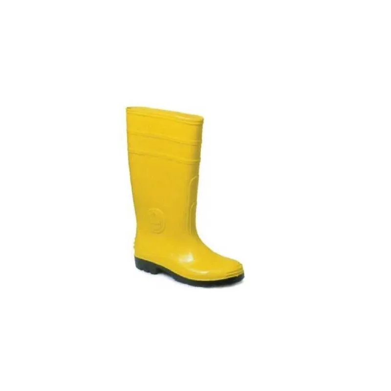 SARI PVC UZUN KONÇ ÇİZME