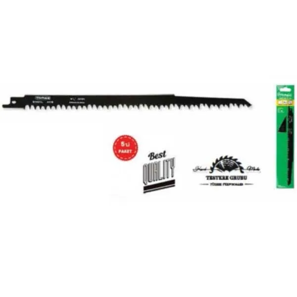 TOMAX Tilki Kuyruğu Ahşap 240mm 5li Paket