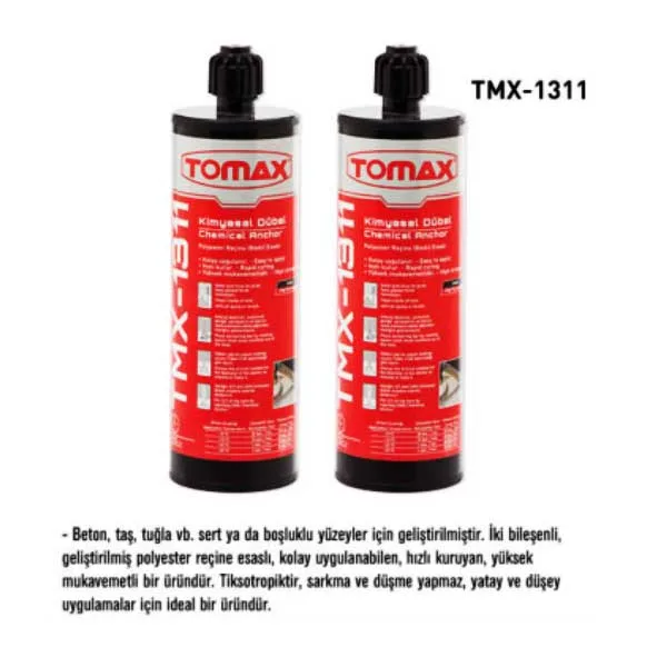TOMAX Kimyasal Dübel 410 TMX 1311 12 Adet - Görsel 2