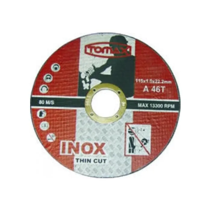 TOMAX İnox Kesici 115 NK (115x1) | Tomax | Taşlama ve Kesici Diskler