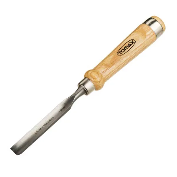 Tomax Oluklu İskarpela Ahşap Saplı 10 mm