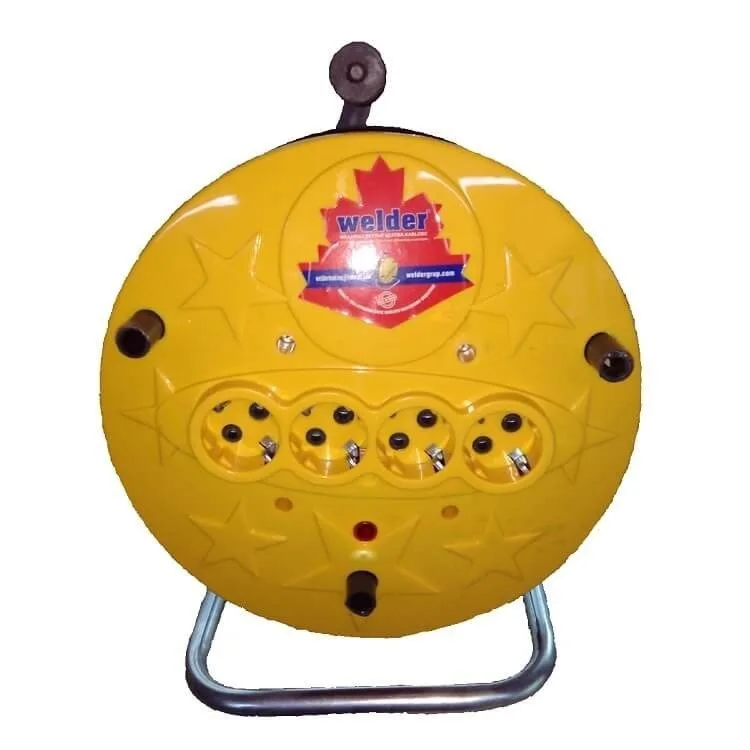 Welder Makaralı Kablo 50 Metre 3x1,5mm | Makaralı Uzatma Kablosu