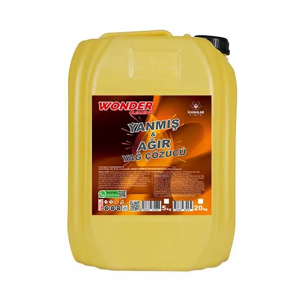 Wonder Endüstriyel Ağır ve Yanmış Yağ Çözücü 20kg